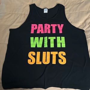 Men’s Party With Sluts Adult Tank top